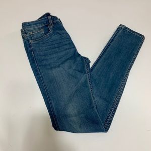 High rise skinny jeans